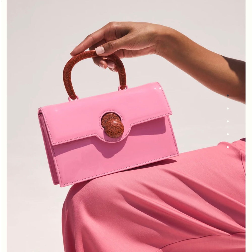 Cult Gaia Frida Crossbody in pink blossom